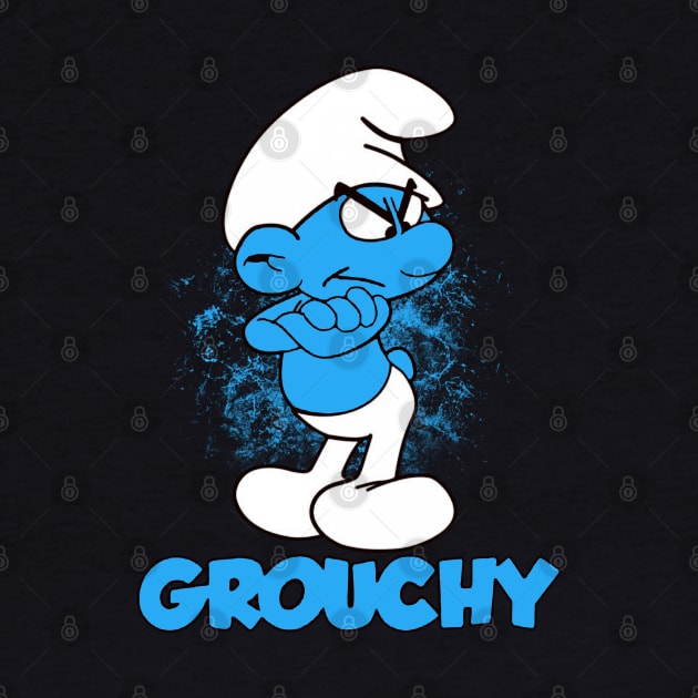 Grouchy Smurf by dyazagita